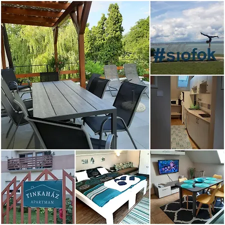Apartmán Tinka Haz Siófok Exteriér fotografie